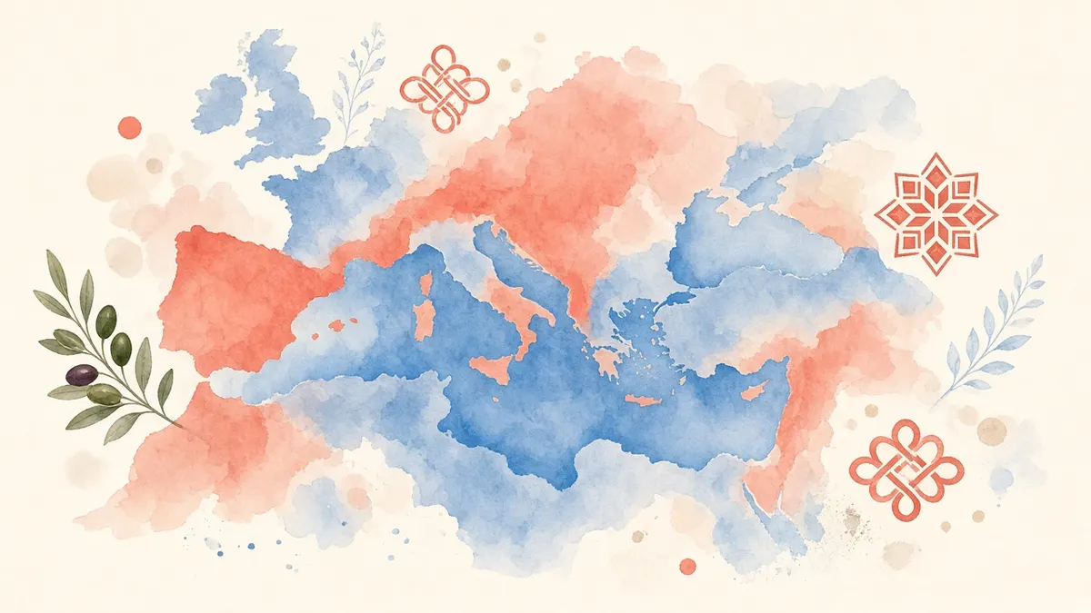 Illustration évoquant les origines culturelles des prénoms